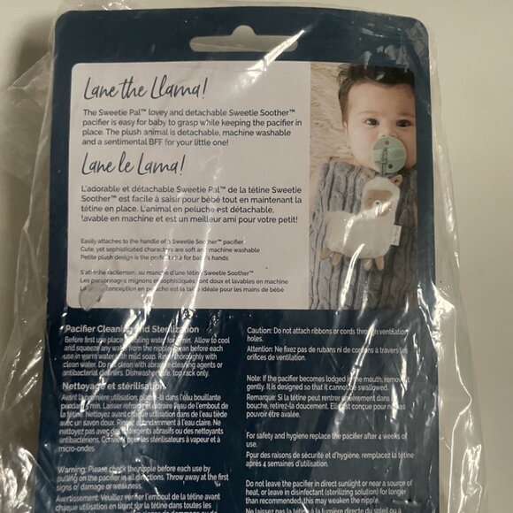 Itzy Ritzy Pacifier & Lovey Set, Llama - Picture 5 of 5